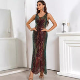 Vestido de noche retro Sequ