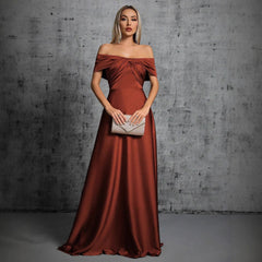 Off Shoulder Cocktail Party Christmas Party Dress