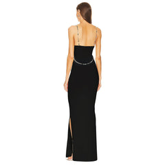 Simple Chain Maxi Dress Party Dress Evening Dress Sexy