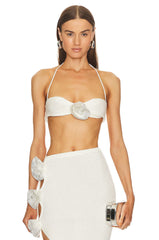 Clothes Floral Hollow Out Cutout Sheath Bandage Dress Two Piece Set