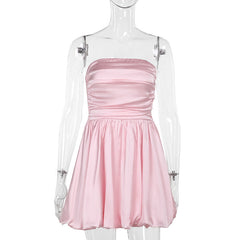 off-Shoulder Tube Top A Swing Mini