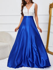 Paillettenkleid mit V-Ausschnitt, Sommerkleid