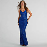 Sequined Cami Dress All Matching Maxi Dress