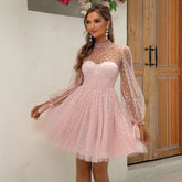 Lady Temperamental Fairy Dress Sequined Love Tube Top Dress