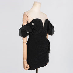 Socialite Stitching High Grade Floral Tube Dress