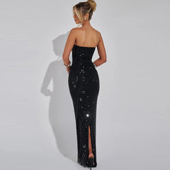 GracefulBackless Slim Fit Split Tube Top