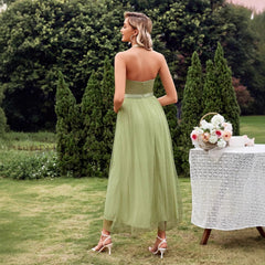 V neck Strap Fresh Dress Photography Gown Dress