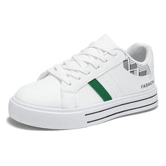 Thick-Soled And Comfortable White Sneakers