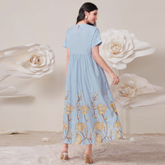 Elegant Casual Dress Robe