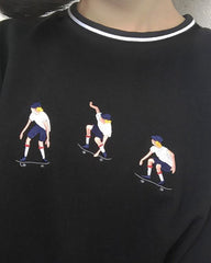 T-Shirt mit Ollie-Stickerei