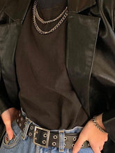 Lässiger Blazer aus PU-Leder