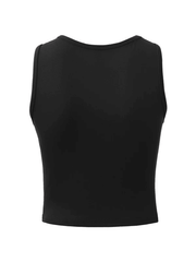 Kurzes Tanktop mit Palmen-Grafik