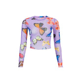 Schmetterlinge Mesh Top