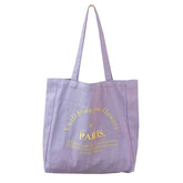 Tasche mit bestickter Paris-Blume