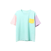 Pastell-Kombi-T-Shirt