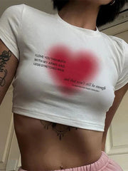 Rosa Herz Aura T-Shirt