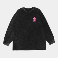 Camiseta de multitud rosa