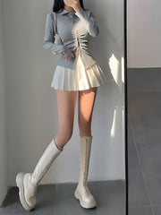 Minifalda de tenis plisada