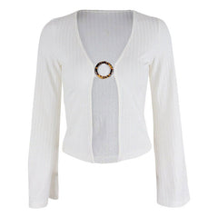 Portrait Fashion Ribbed Top