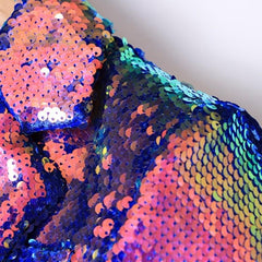 Premium Pailletten-Longblazer