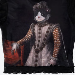 Top corto de princesa gata