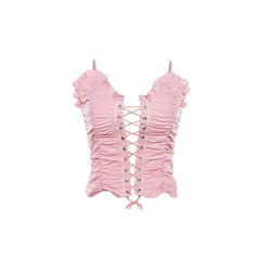 Top de princesa con cordones