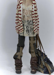 Strickjacke mit Kapuze und Hasenohren