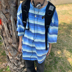 Run Your Game – Gestreiftes T-Shirt