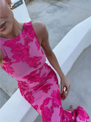 Floral Embroidered Maxi Dress