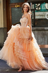 Sweetheart Sleeveless Ball Gown Prom Dress