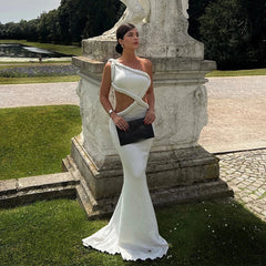 Cut Out One Piece High Waist Bodysuit Crochet Dress