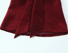 Bow Folds Back Zipper Strapless Top