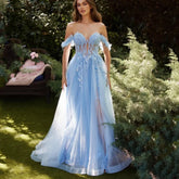 Corset Tulle Embroidery Graduate Prom Dresses