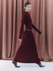 Turtleneck Maxi Dress