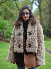 Winter Coats Single Breasted Turn-Down Collar Jackets