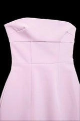 Pink Mini Dress 3D Bow, Backless