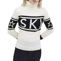 High Neck Geometric Sleeves Pullover