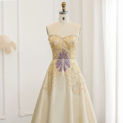 Beaded Butterfly Evening Dress
