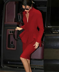 Trendy Blazer & Mini Skirt Set