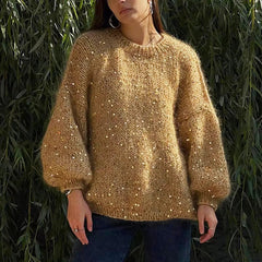 Sequin Mohair Sweater
