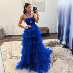 Halter Strap Floor-length Tiered Ball Gowns