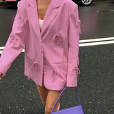 Pink Bow Blazer