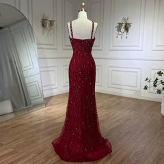 Sequins Slanted Shoulders Mesh Prom Dress