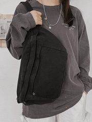 Vintage Wash Capability Shoulder Bag