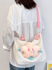 Star Large Capacity Canvas Messenger Bag