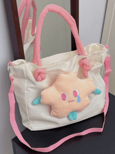 Star Large Capacity Canvas Messenger Bag