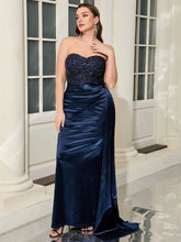 Glitter Patchwork Ankle Length Dress