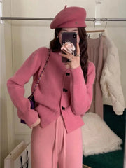 Bow Knitted Long Sleeve Kawaii Sweaters