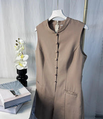 Solid O-Neck Sleeveless Bodysuits