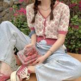 Secret Garden Oberteil mit Knopfleiste